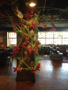 Christopher's beautiful balloon forest decorations for the Indie Memphis Film Festival!