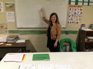 Alexandra reminiscing about teaching