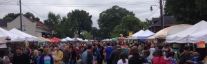 BIG crowd at the Cooper Young Festival.