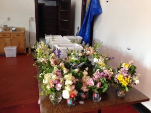 Original bouquets, prior to disassembly